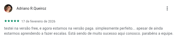 Avaliação completa de Adriano R. Queiroz